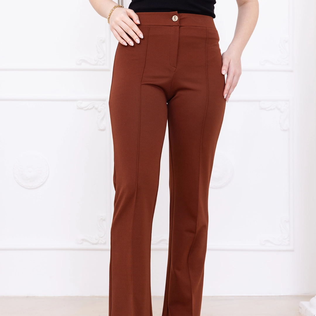 Zara Krep Fit Pantolon - Görsel 4