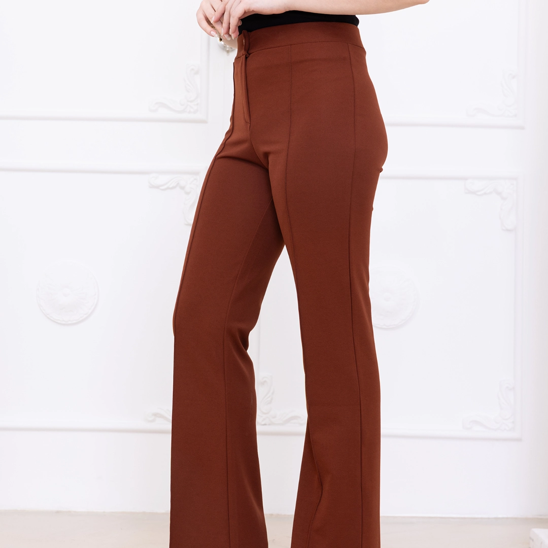 Zara Krep Fit Pantolon - Görsel 3