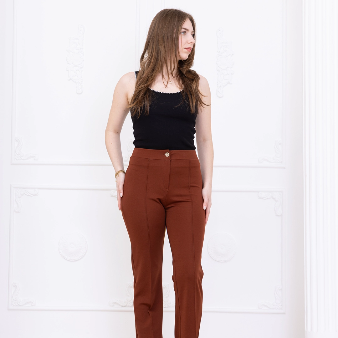 Zara Krep Fit Pantolon