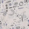 Modern Retro Keten Şort - Blue Mistik