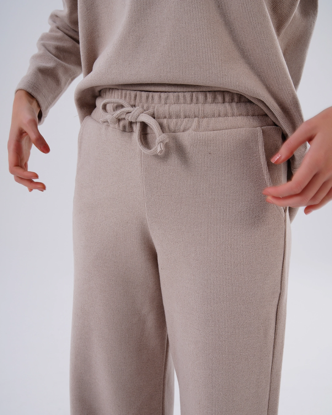 Yeni Sezon Kadın Selanik Kumaş Eşofman Altı