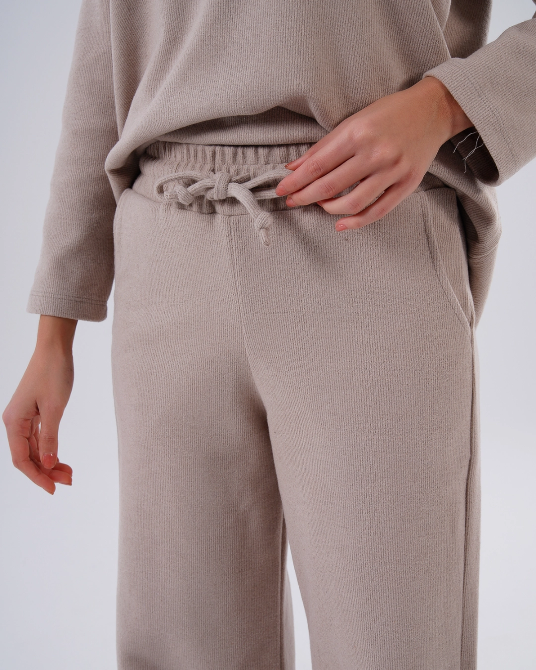 Yeni Sezon Kadın Selanik Kumaş Eşofman Altı